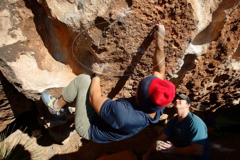 Bouldering in Hueco Tanks on 11/10/2018 with Blue Lizard Climbing and Yoga

Filename: SRM_20181110_1524440.jpg
Aperture: f/8.0
Shutter Speed: 1/320
Body: Canon EOS-1D Mark II
Lens: Canon EF 16-35mm f/2.8 L