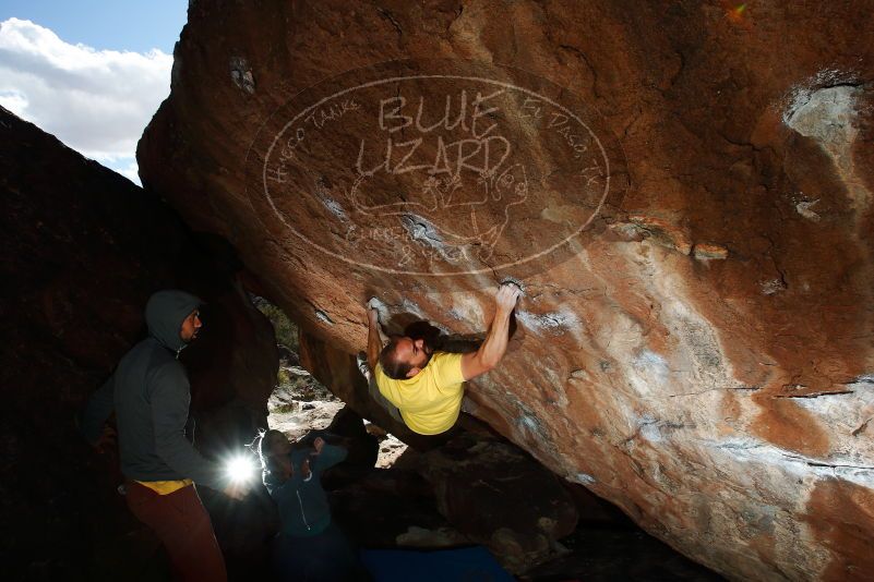 Bouldering in Hueco Tanks on 11/11/2018 with Blue Lizard Climbing and Yoga

Filename: SRM_20181111_1512070.jpg
Aperture: f/8.0
Shutter Speed: 1/250
Body: Canon EOS-1D Mark II
Lens: Canon EF 16-35mm f/2.8 L