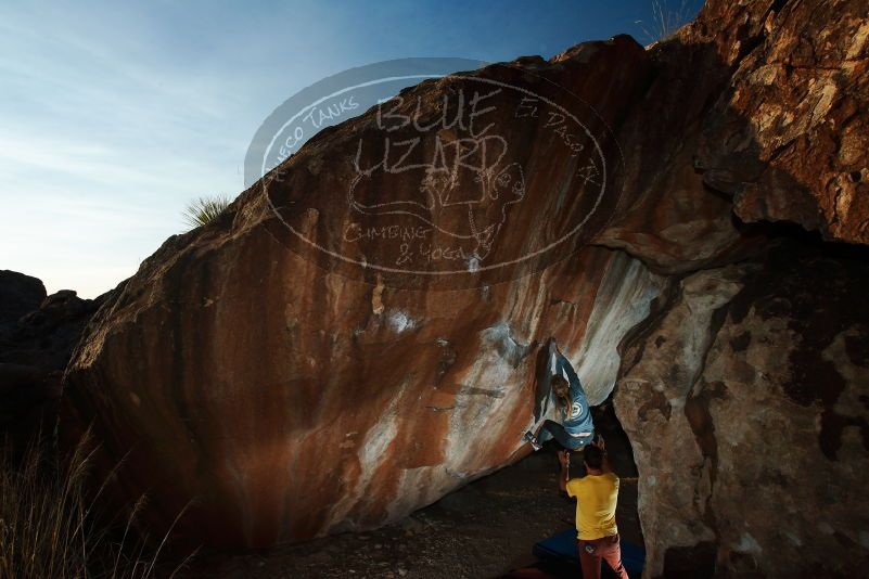 Bouldering in Hueco Tanks on 11/11/2018 with Blue Lizard Climbing and Yoga

Filename: SRM_20181111_1727550.jpg
Aperture: f/8.0
Shutter Speed: 1/250
Body: Canon EOS-1D Mark II
Lens: Canon EF 16-35mm f/2.8 L