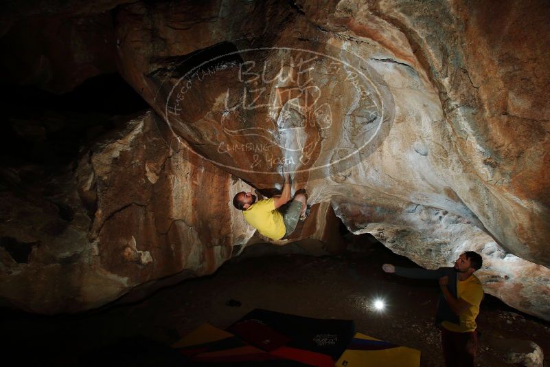 Bouldering in Hueco Tanks on 11/11/2018 with Blue Lizard Climbing and Yoga

Filename: SRM_20181111_1819240.jpg
Aperture: f/8.0
Shutter Speed: 1/250
Body: Canon EOS-1D Mark II
Lens: Canon EF 16-35mm f/2.8 L