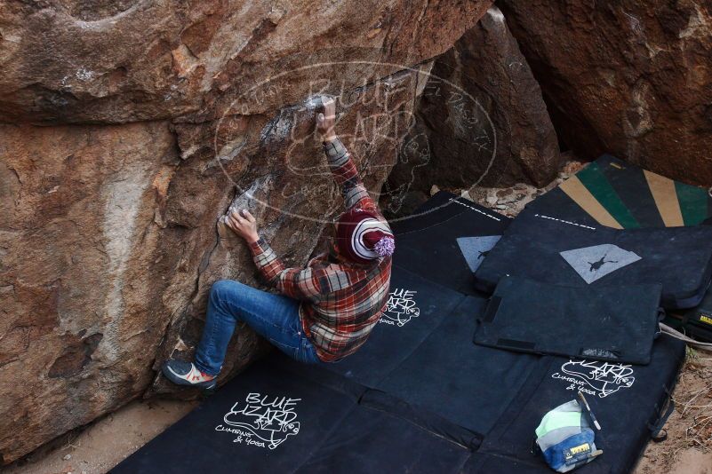 Bouldering in Hueco Tanks on 11/24/2018 with Blue Lizard Climbing and Yoga

Filename: SRM_20181124_1023580.jpg
Aperture: f/4.5
Shutter Speed: 1/250
Body: Canon EOS-1D Mark II
Lens: Canon EF 16-35mm f/2.8 L