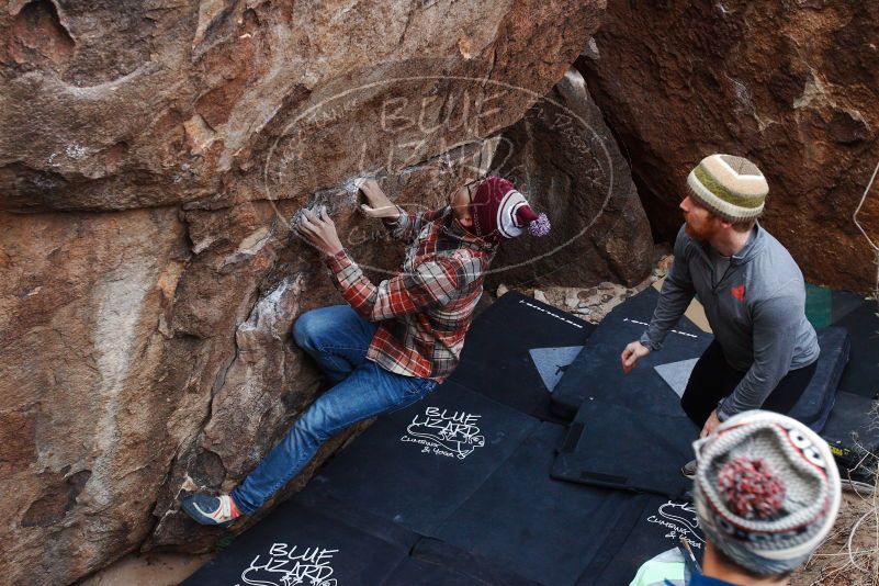 Bouldering in Hueco Tanks on 11/24/2018 with Blue Lizard Climbing and Yoga

Filename: SRM_20181124_1024020.jpg
Aperture: f/4.5
Shutter Speed: 1/250
Body: Canon EOS-1D Mark II
Lens: Canon EF 16-35mm f/2.8 L