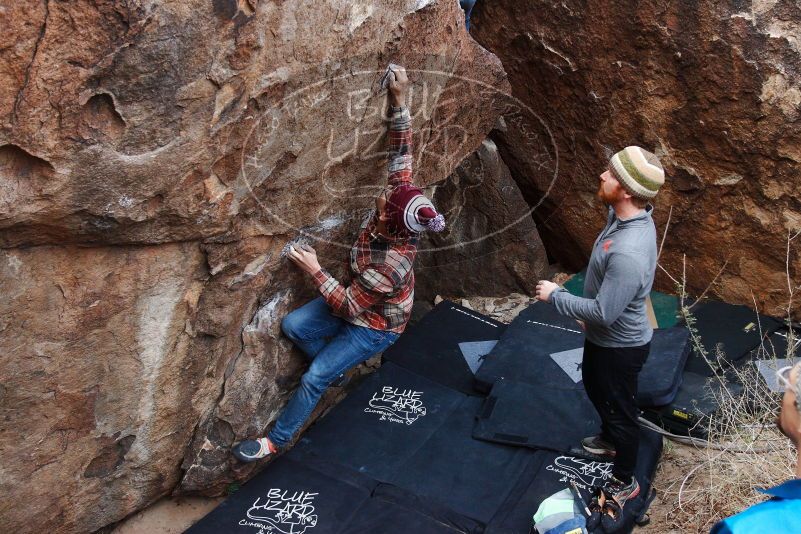 Bouldering in Hueco Tanks on 11/24/2018 with Blue Lizard Climbing and Yoga

Filename: SRM_20181124_1024030.jpg
Aperture: f/4.0
Shutter Speed: 1/250
Body: Canon EOS-1D Mark II
Lens: Canon EF 16-35mm f/2.8 L