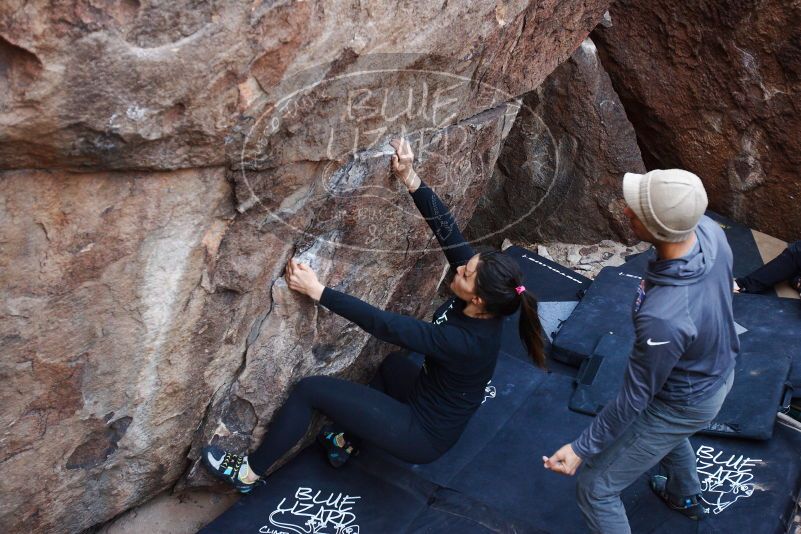 Bouldering in Hueco Tanks on 11/24/2018 with Blue Lizard Climbing and Yoga

Filename: SRM_20181124_1031270.jpg
Aperture: f/3.2
Shutter Speed: 1/250
Body: Canon EOS-1D Mark II
Lens: Canon EF 16-35mm f/2.8 L