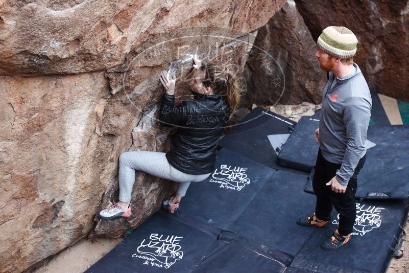 Bouldering in Hueco Tanks on 11/24/2018 with Blue Lizard Climbing and Yoga

Filename: SRM_20181124_1035200.jpg
Aperture: f/3.5
Shutter Speed: 1/250
Body: Canon EOS-1D Mark II
Lens: Canon EF 16-35mm f/2.8 L