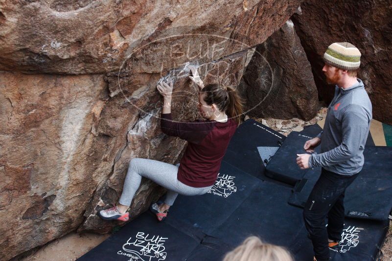 Bouldering in Hueco Tanks on 11/24/2018 with Blue Lizard Climbing and Yoga

Filename: SRM_20181124_1036120.jpg
Aperture: f/4.5
Shutter Speed: 1/250
Body: Canon EOS-1D Mark II
Lens: Canon EF 16-35mm f/2.8 L