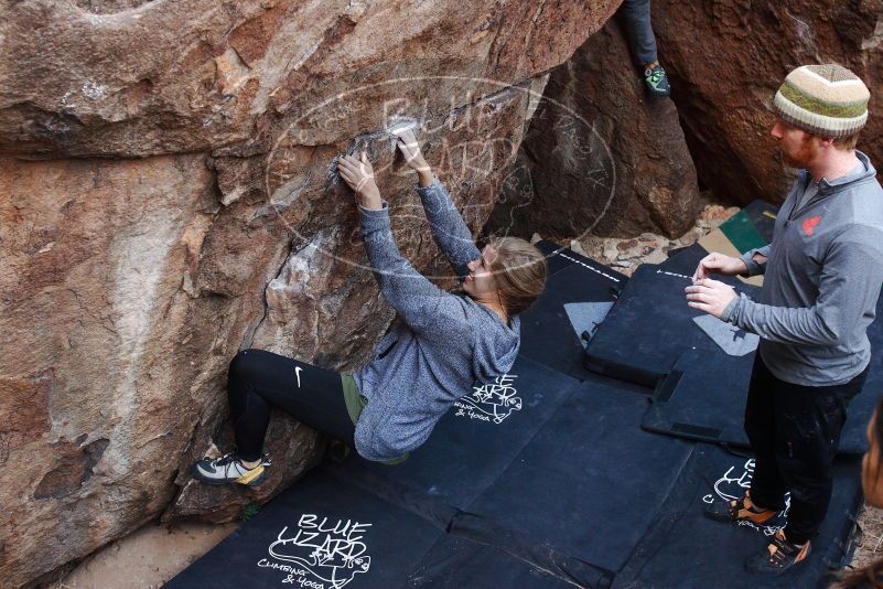 Bouldering in Hueco Tanks on 11/24/2018 with Blue Lizard Climbing and Yoga

Filename: SRM_20181124_1037140.jpg
Aperture: f/4.5
Shutter Speed: 1/250
Body: Canon EOS-1D Mark II
Lens: Canon EF 16-35mm f/2.8 L