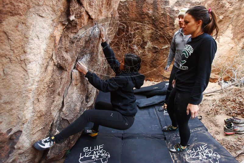 Bouldering in Hueco Tanks on 11/24/2018 with Blue Lizard Climbing and Yoga

Filename: SRM_20181124_1107170.jpg
Aperture: f/3.5
Shutter Speed: 1/200
Body: Canon EOS-1D Mark II
Lens: Canon EF 16-35mm f/2.8 L