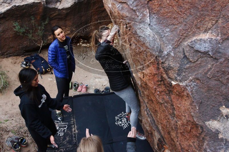 Bouldering in Hueco Tanks on 11/24/2018 with Blue Lizard Climbing and Yoga

Filename: SRM_20181124_1132380.jpg
Aperture: f/5.0
Shutter Speed: 1/250
Body: Canon EOS-1D Mark II
Lens: Canon EF 16-35mm f/2.8 L