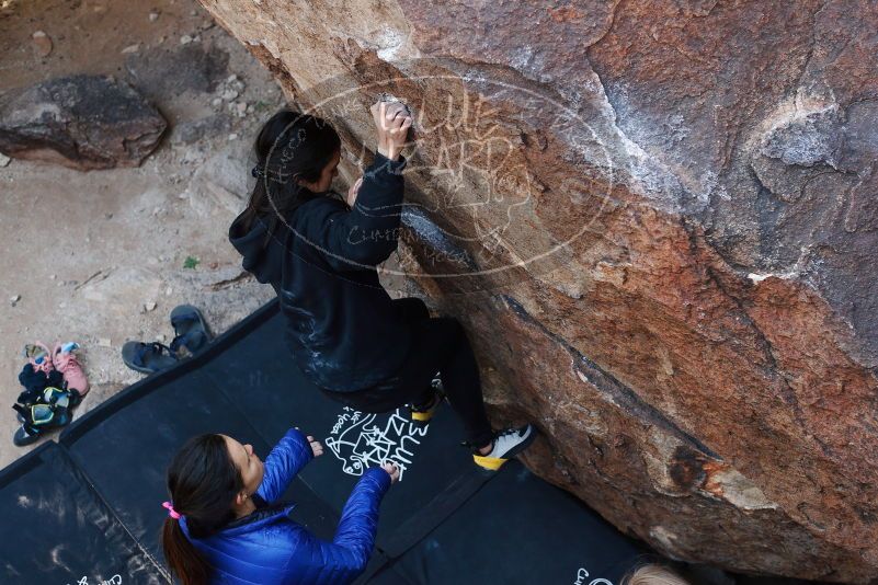 Bouldering in Hueco Tanks on 11/24/2018 with Blue Lizard Climbing and Yoga

Filename: SRM_20181124_1146530.jpg
Aperture: f/4.0
Shutter Speed: 1/250
Body: Canon EOS-1D Mark II
Lens: Canon EF 50mm f/1.8 II