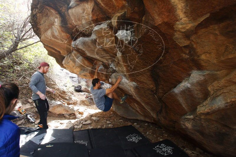 Bouldering in Hueco Tanks on 11/24/2018 with Blue Lizard Climbing and Yoga

Filename: SRM_20181124_1203140.jpg
Aperture: f/4.5
Shutter Speed: 1/250
Body: Canon EOS-1D Mark II
Lens: Canon EF 16-35mm f/2.8 L