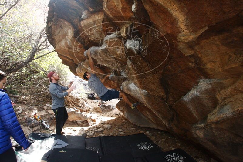 Bouldering in Hueco Tanks on 11/24/2018 with Blue Lizard Climbing and Yoga

Filename: SRM_20181124_1203170.jpg
Aperture: f/5.0
Shutter Speed: 1/250
Body: Canon EOS-1D Mark II
Lens: Canon EF 16-35mm f/2.8 L