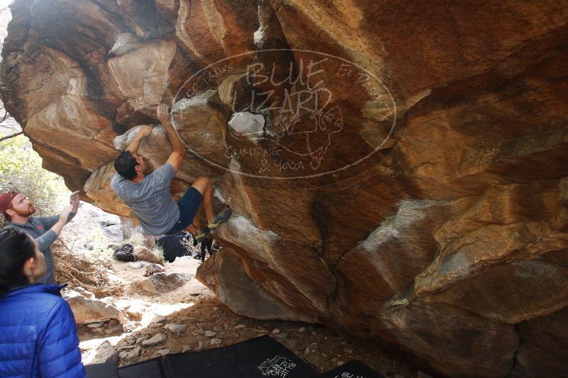 Bouldering in Hueco Tanks on 11/24/2018 with Blue Lizard Climbing and Yoga

Filename: SRM_20181124_1203210.jpg
Aperture: f/4.5
Shutter Speed: 1/250
Body: Canon EOS-1D Mark II
Lens: Canon EF 16-35mm f/2.8 L