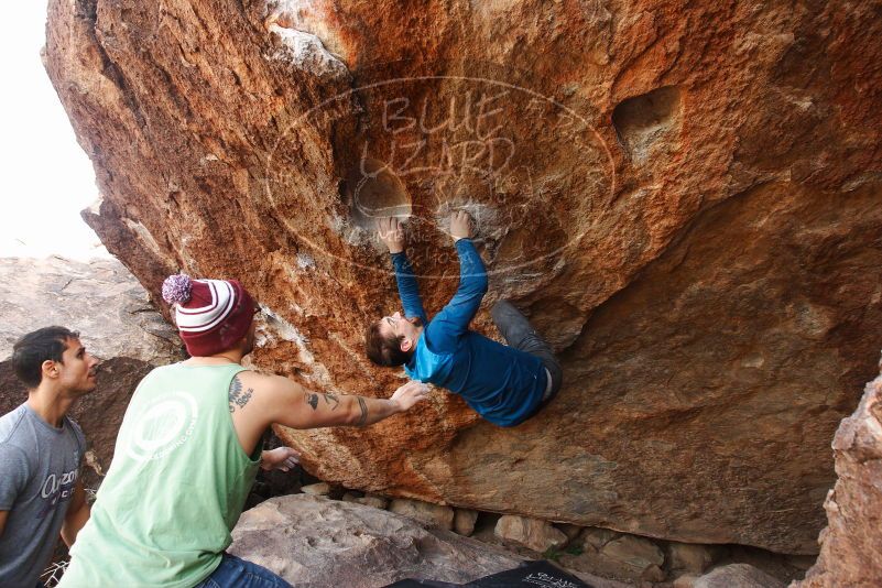 Bouldering in Hueco Tanks on 11/24/2018 with Blue Lizard Climbing and Yoga

Filename: SRM_20181124_1229440.jpg
Aperture: f/5.6
Shutter Speed: 1/250
Body: Canon EOS-1D Mark II
Lens: Canon EF 16-35mm f/2.8 L