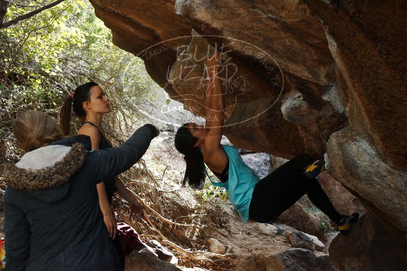 Bouldering in Hueco Tanks on 11/24/2018 with Blue Lizard Climbing and Yoga

Filename: SRM_20181124_1243090.jpg
Aperture: f/6.3
Shutter Speed: 1/320
Body: Canon EOS-1D Mark II
Lens: Canon EF 50mm f/1.8 II