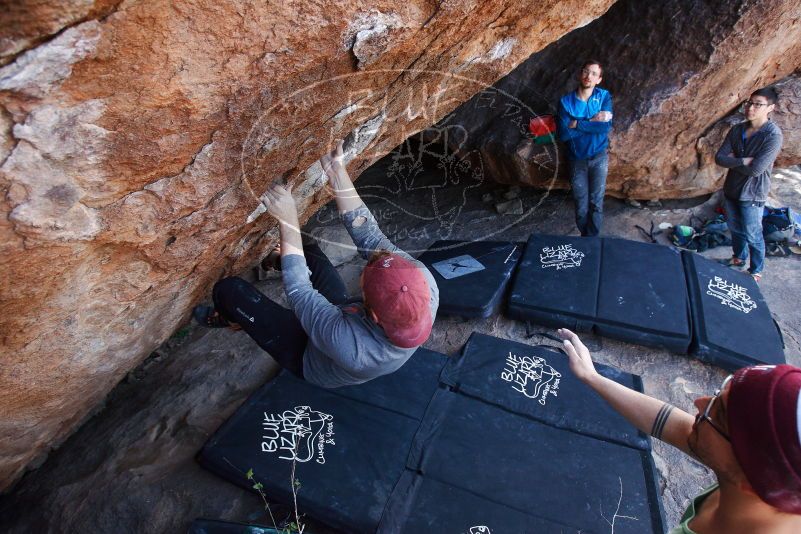 Bouldering in Hueco Tanks on 11/24/2018 with Blue Lizard Climbing and Yoga

Filename: SRM_20181124_1306450.jpg
Aperture: f/4.5
Shutter Speed: 1/250
Body: Canon EOS-1D Mark II
Lens: Canon EF 16-35mm f/2.8 L