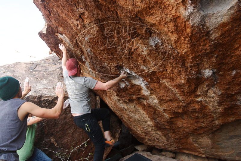 Bouldering in Hueco Tanks on 11/24/2018 with Blue Lizard Climbing and Yoga

Filename: SRM_20181124_1323521.jpg
Aperture: f/7.1
Shutter Speed: 1/250
Body: Canon EOS-1D Mark II
Lens: Canon EF 16-35mm f/2.8 L