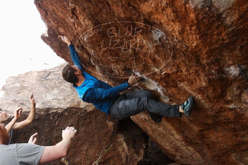 Bouldering in Hueco Tanks on 11/24/2018 with Blue Lizard Climbing and Yoga

Filename: SRM_20181124_1328000.jpg
Aperture: f/6.3
Shutter Speed: 1/250
Body: Canon EOS-1D Mark II
Lens: Canon EF 16-35mm f/2.8 L