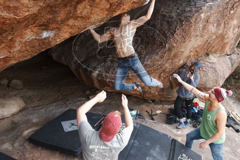 Bouldering in Hueco Tanks on 11/24/2018 with Blue Lizard Climbing and Yoga

Filename: SRM_20181124_1330360.jpg
Aperture: f/5.6
Shutter Speed: 1/250
Body: Canon EOS-1D Mark II
Lens: Canon EF 16-35mm f/2.8 L