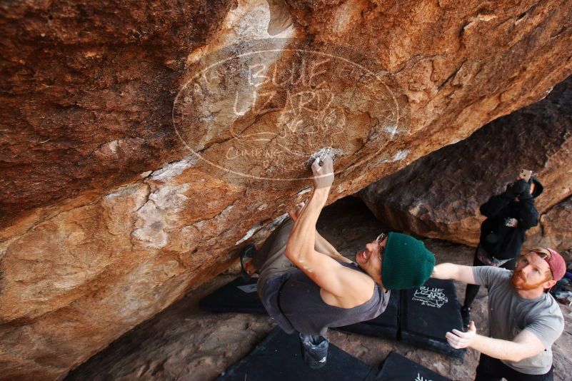 Bouldering in Hueco Tanks on 11/24/2018 with Blue Lizard Climbing and Yoga

Filename: SRM_20181124_1341260.jpg
Aperture: f/6.3
Shutter Speed: 1/320
Body: Canon EOS-1D Mark II
Lens: Canon EF 16-35mm f/2.8 L