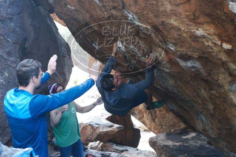 Bouldering in Hueco Tanks on 11/24/2018 with Blue Lizard Climbing and Yoga

Filename: SRM_20181124_1552280.jpg
Aperture: f/4.0
Shutter Speed: 1/320
Body: Canon EOS-1D Mark II
Lens: Canon EF 50mm f/1.8 II