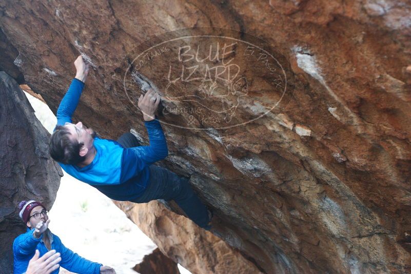 Bouldering in Hueco Tanks on 11/24/2018 with Blue Lizard Climbing and Yoga

Filename: SRM_20181124_1555430.jpg
Aperture: f/3.2
Shutter Speed: 1/320
Body: Canon EOS-1D Mark II
Lens: Canon EF 50mm f/1.8 II