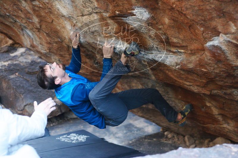 Bouldering in Hueco Tanks on 11/24/2018 with Blue Lizard Climbing and Yoga

Filename: SRM_20181124_1610320.jpg
Aperture: f/2.5
Shutter Speed: 1/250
Body: Canon EOS-1D Mark II
Lens: Canon EF 50mm f/1.8 II