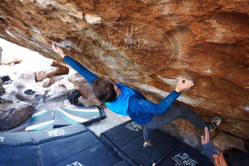 Bouldering in Hueco Tanks on 11/24/2018 with Blue Lizard Climbing and Yoga

Filename: SRM_20181124_1615140.jpg
Aperture: f/3.2
Shutter Speed: 1/200
Body: Canon EOS-1D Mark II
Lens: Canon EF 16-35mm f/2.8 L