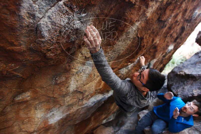 Bouldering in Hueco Tanks on 11/24/2018 with Blue Lizard Climbing and Yoga

Filename: SRM_20181124_1623500.jpg
Aperture: f/2.8
Shutter Speed: 1/250
Body: Canon EOS-1D Mark II
Lens: Canon EF 16-35mm f/2.8 L