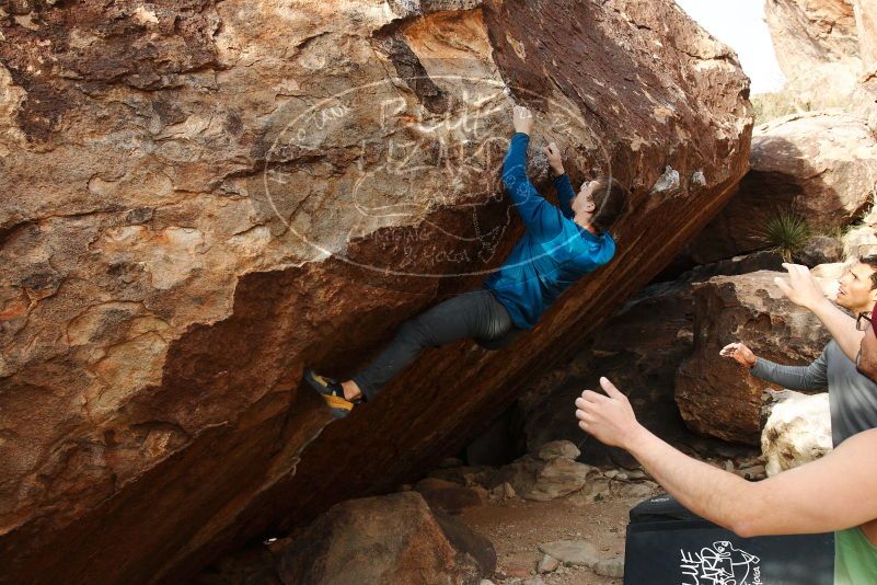 Bouldering in Hueco Tanks on 11/24/2018 with Blue Lizard Climbing and Yoga

Filename: SRM_20181124_1658560.jpg
Aperture: f/7.1
Shutter Speed: 1/250
Body: Canon EOS-1D Mark II
Lens: Canon EF 16-35mm f/2.8 L