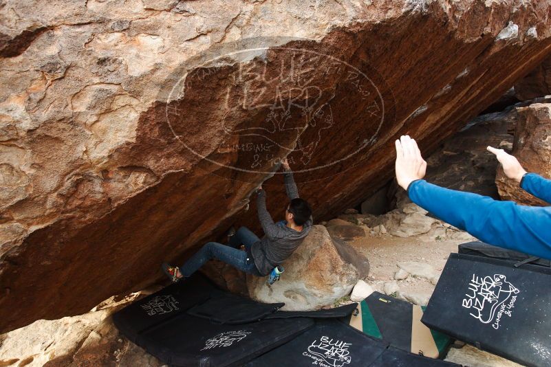 Bouldering in Hueco Tanks on 11/24/2018 with Blue Lizard Climbing and Yoga

Filename: SRM_20181124_1703510.jpg
Aperture: f/5.0
Shutter Speed: 1/250
Body: Canon EOS-1D Mark II
Lens: Canon EF 16-35mm f/2.8 L