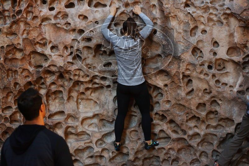 Bouldering in Hueco Tanks on 11/23/2018 with Blue Lizard Climbing and Yoga

Filename: SRM_20181123_1121240.jpg
Aperture: f/3.2
Shutter Speed: 1/320
Body: Canon EOS-1D Mark II
Lens: Canon EF 50mm f/1.8 II