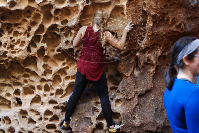 Bouldering in Hueco Tanks on 11/23/2018 with Blue Lizard Climbing and Yoga

Filename: SRM_20181123_1128240.jpg
Aperture: f/3.5
Shutter Speed: 1/125
Body: Canon EOS-1D Mark II
Lens: Canon EF 50mm f/1.8 II