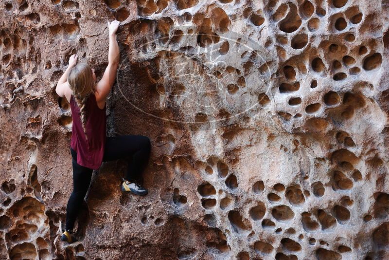 Bouldering in Hueco Tanks on 11/23/2018 with Blue Lizard Climbing and Yoga

Filename: SRM_20181123_1130590.jpg
Aperture: f/2.8
Shutter Speed: 1/160
Body: Canon EOS-1D Mark II
Lens: Canon EF 50mm f/1.8 II