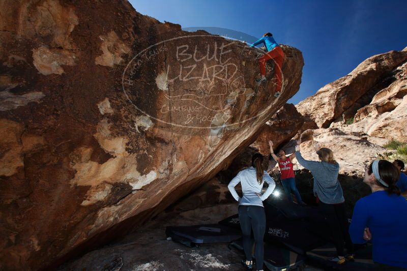 Bouldering in Hueco Tanks on 11/23/2018 with Blue Lizard Climbing and Yoga

Filename: SRM_20181123_1242300.jpg
Aperture: f/5.6
Shutter Speed: 1/250
Body: Canon EOS-1D Mark II
Lens: Canon EF 16-35mm f/2.8 L