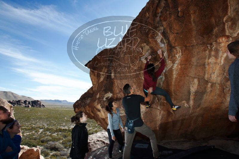 Bouldering in Hueco Tanks on 11/23/2018 with Blue Lizard Climbing and Yoga

Filename: SRM_20181123_1303260.jpg
Aperture: f/5.6
Shutter Speed: 1/250
Body: Canon EOS-1D Mark II
Lens: Canon EF 16-35mm f/2.8 L