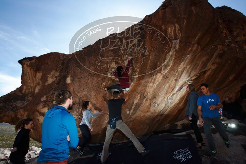 Bouldering in Hueco Tanks on 11/23/2018 with Blue Lizard Climbing and Yoga

Filename: SRM_20181123_1304500.jpg
Aperture: f/5.6
Shutter Speed: 1/250
Body: Canon EOS-1D Mark II
Lens: Canon EF 16-35mm f/2.8 L