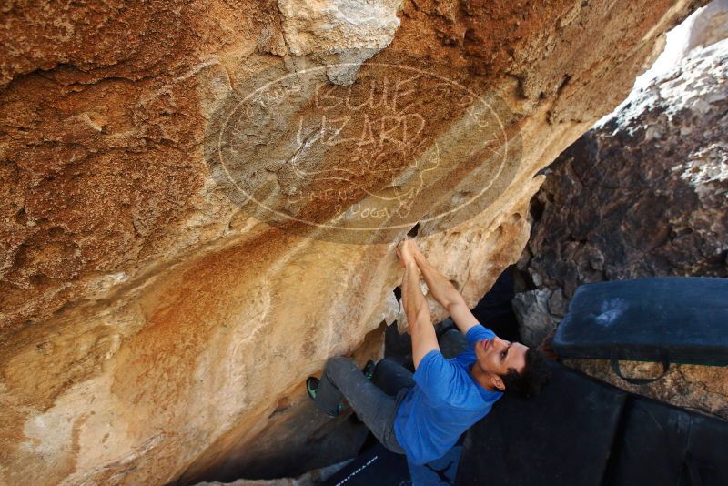 Bouldering in Hueco Tanks on 11/23/2018 with Blue Lizard Climbing and Yoga

Filename: SRM_20181123_1315120.jpg
Aperture: f/5.6
Shutter Speed: 1/400
Body: Canon EOS-1D Mark II
Lens: Canon EF 16-35mm f/2.8 L