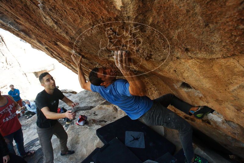 Bouldering in Hueco Tanks on 11/23/2018 with Blue Lizard Climbing and Yoga

Filename: SRM_20181123_1332051.jpg
Aperture: f/5.6
Shutter Speed: 1/640
Body: Canon EOS-1D Mark II
Lens: Canon EF 16-35mm f/2.8 L