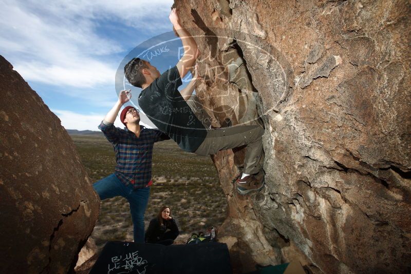 Bouldering in Hueco Tanks on 11/23/2018 with Blue Lizard Climbing and Yoga

Filename: SRM_20181123_1422500.jpg
Aperture: f/5.6
Shutter Speed: 1/250
Body: Canon EOS-1D Mark II
Lens: Canon EF 16-35mm f/2.8 L