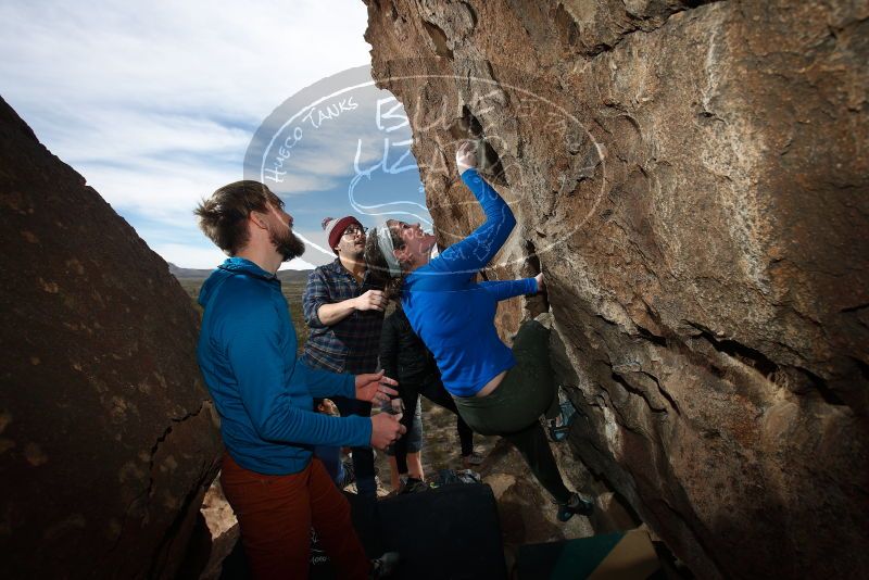 Bouldering in Hueco Tanks on 11/23/2018 with Blue Lizard Climbing and Yoga

Filename: SRM_20181123_1439130.jpg
Aperture: f/5.6
Shutter Speed: 1/250
Body: Canon EOS-1D Mark II
Lens: Canon EF 16-35mm f/2.8 L