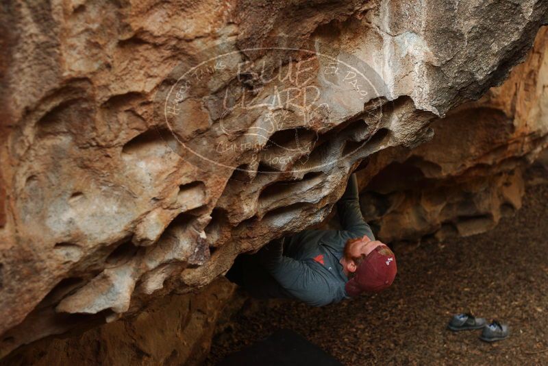 Bouldering in Hueco Tanks on 11/23/2018 with Blue Lizard Climbing and Yoga

Filename: SRM_20181123_1557060.jpg
Aperture: f/3.2
Shutter Speed: 1/250
Body: Canon EOS-1D Mark II
Lens: Canon EF 50mm f/1.8 II