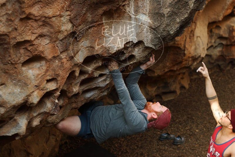 Bouldering in Hueco Tanks on 11/23/2018 with Blue Lizard Climbing and Yoga

Filename: SRM_20181123_1557330.jpg
Aperture: f/3.5
Shutter Speed: 1/250
Body: Canon EOS-1D Mark II
Lens: Canon EF 50mm f/1.8 II