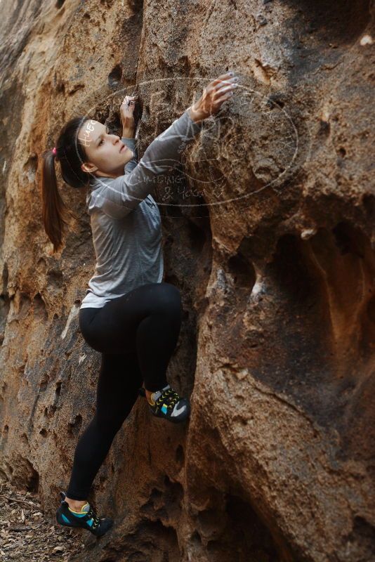 Bouldering in Hueco Tanks on 11/23/2018 with Blue Lizard Climbing and Yoga

Filename: SRM_20181123_1627070.jpg
Aperture: f/3.5
Shutter Speed: 1/100
Body: Canon EOS-1D Mark II
Lens: Canon EF 50mm f/1.8 II