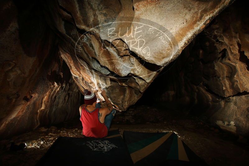 Bouldering in Hueco Tanks on 11/23/2018 with Blue Lizard Climbing and Yoga

Filename: SRM_20181123_1731360.jpg
Aperture: f/8.0
Shutter Speed: 1/250
Body: Canon EOS-1D Mark II
Lens: Canon EF 16-35mm f/2.8 L