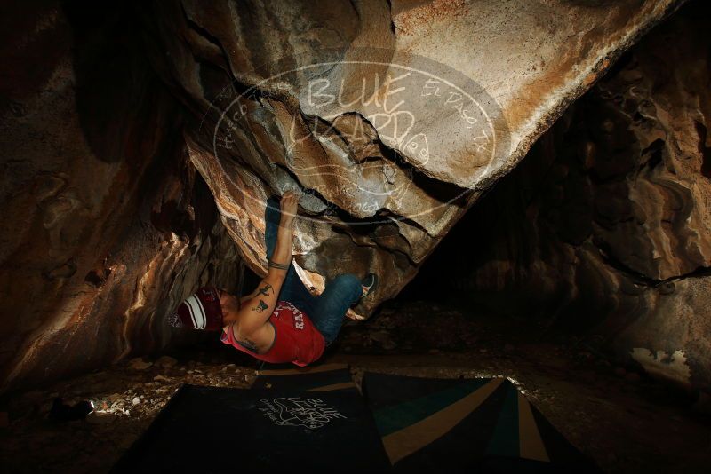 Bouldering in Hueco Tanks on 11/23/2018 with Blue Lizard Climbing and Yoga

Filename: SRM_20181123_1731590.jpg
Aperture: f/8.0
Shutter Speed: 1/250
Body: Canon EOS-1D Mark II
Lens: Canon EF 16-35mm f/2.8 L