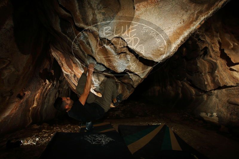 Bouldering in Hueco Tanks on 11/23/2018 with Blue Lizard Climbing and Yoga

Filename: SRM_20181123_1734040.jpg
Aperture: f/8.0
Shutter Speed: 1/250
Body: Canon EOS-1D Mark II
Lens: Canon EF 16-35mm f/2.8 L