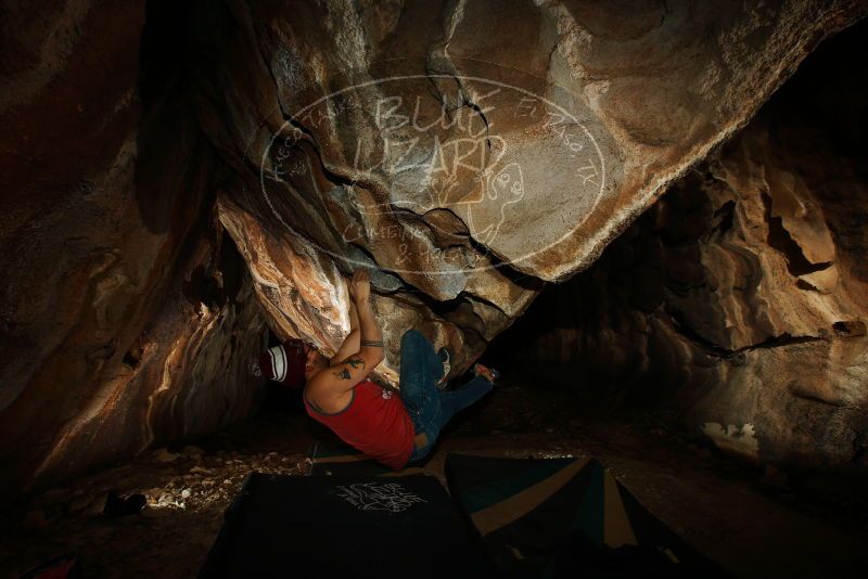 Bouldering in Hueco Tanks on 11/23/2018 with Blue Lizard Climbing and Yoga

Filename: SRM_20181123_1743040.jpg
Aperture: f/8.0
Shutter Speed: 1/250
Body: Canon EOS-1D Mark II
Lens: Canon EF 16-35mm f/2.8 L