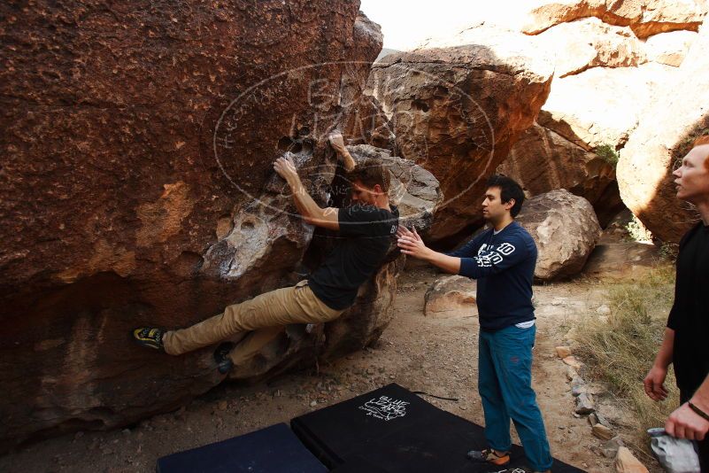 Bouldering in Hueco Tanks on 11/22/2018 with Blue Lizard Climbing and Yoga

Filename: SRM_20181122_1016130.jpg
Aperture: f/5.6
Shutter Speed: 1/320
Body: Canon EOS-1D Mark II
Lens: Canon EF 16-35mm f/2.8 L