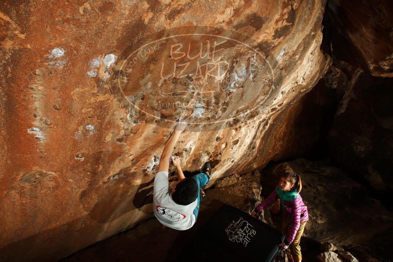 Bouldering in Hueco Tanks on 11/22/2018 with Blue Lizard Climbing and Yoga

Filename: SRM_20181122_1453070.jpg
Aperture: f/8.0
Shutter Speed: 1/250
Body: Canon EOS-1D Mark II
Lens: Canon EF 16-35mm f/2.8 L